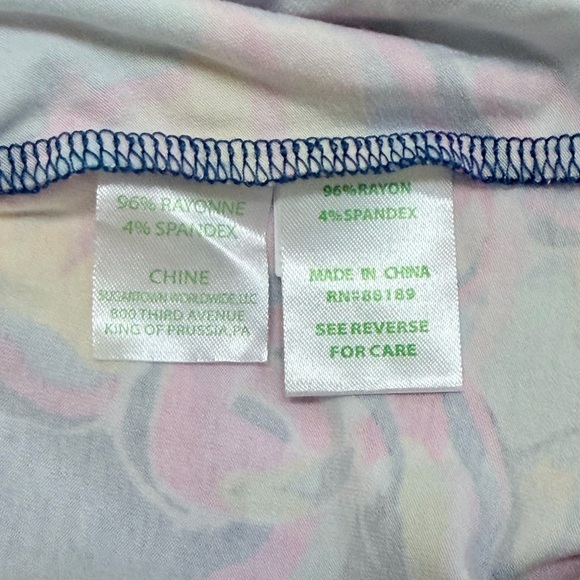 Lilly Pulitzer Parigi dress in Nauti Navy Boho Bateau print, size Large - Picture 9 of 11